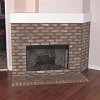Brick Fireplace and hearth