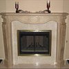Elegant Marble Face Fireplace and hearth - marble Mantel and surround