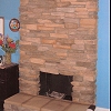 Stone Face Fireplace - Eldorado Mesquite Cliffstone