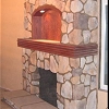 Stone Face Fireplace - Boral Cultured Stone - Fieldstone