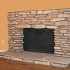 Stone Face Fireplace - Eldorado Coastal Ledge