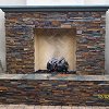 Outdoor Chimneys and Fireplaces - True Stone Veneer