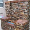Outdoor Chimneys and Fireplaces - True Stone Veneer