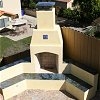 Outdoor Chimneys and Fireplaces - Stucco
