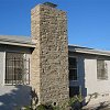 Custom Masonry Stone Chimney - Eldorado Stone veneer