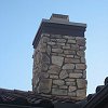 Custom Masonry Stone Chimney - Eldorado Stone veneer
