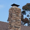 Custom Masonry Stone Chimney - Eldorado Stone veneer