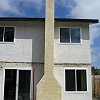 Custom Masonry Stucco Chimney