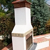 Custom Masonry Stucco Chimney