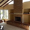 Brick Fireplace