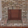 Brick Fireplace and raised hearth