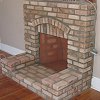 Brick Fireplace and raised hearth