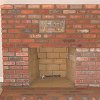 Brick Fireplace and hearth
