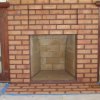 Brick Fireplace and hearth