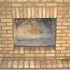 Brick Fireplace and hearth