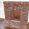 Brick Fireplace and hearth