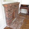 Brick Fireplace and hearth