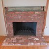Brick Fireplace and hearth