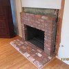 Brick Fireplace and hearth