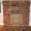 Brick Fireplace and hearth