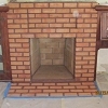 Brick Fireplace and hearth
