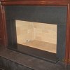 Elegant Marble Face Fireplace and raised hearth