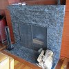 Marble Face Fireplace and hearth - marble mantel