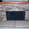 Stone Face Fireplace - Mountain Ledge Cultured Stone