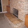 Stone Face Fireplace - True Stone Desert Gold