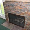 Stone Face Fireplace - True Stone Natural Sunset