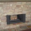 Stone Face Fireplace - 