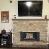 Stone Face Fireplace - 