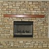 Stone Face Fireplace - Eldorado Mesquite Cliffstone