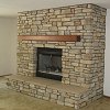 Stone Face Fireplace - Eldorado Mesquite Cliffstone