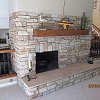 Stone Face Fireplace - 