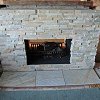 Stone Face Fireplace - True Stone Desert Gold