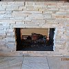 Stone Face Fireplace - True Stone Desert Gold