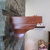 Stone Face Fireplace - True Stone Ocean Mist