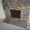 Stone Face Fireplace - Boral Cultured Stone - Fieldstone