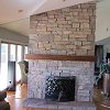 Stone Face Fireplace - 