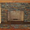 Stone Face Fireplace - True Stone Natural Sunset