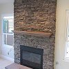 Stone Face Fireplace - 