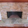 Stone Face Fireplace - True Stone Desert Gold