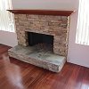 Stone Face Fireplace - True Stone Desert Gold