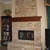 Stone Face Fireplace - 