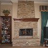 Stone Face Fireplace - 