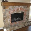 Stone Face Fireplace - 