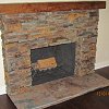 Stone Face Fireplace - True Stone Natural Sunset