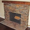 Stone Face Fireplace - True Stone Natural Sunset