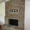 Stone Face Fireplace - True Stone Natural Sunset